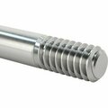 Bsc Preferred Threaded Rotary Shaft 1/4 Diameter 24 Long 1/4-20 Thread Size 4166N13